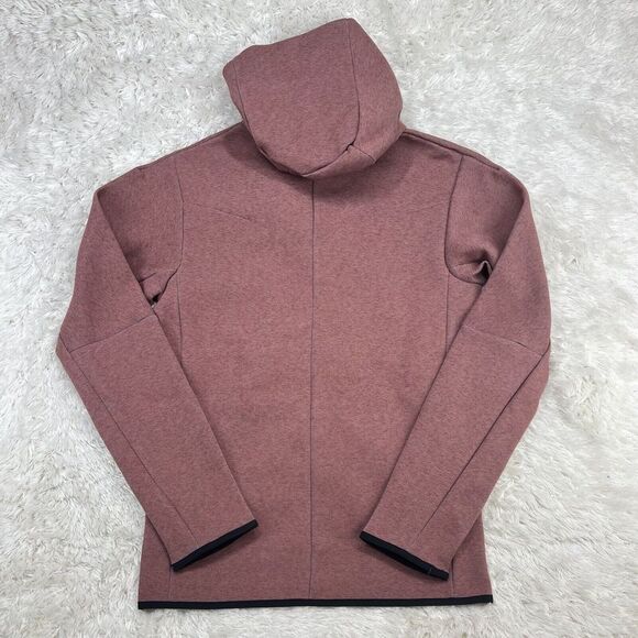 Nike Tech Fleece Full-Zip Hoodie Stardust DR9150-670 Redstone Mens Size XS - Picture 2 of 8